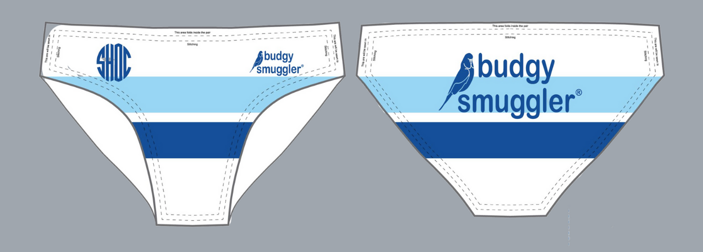 Budgy Smuggler White